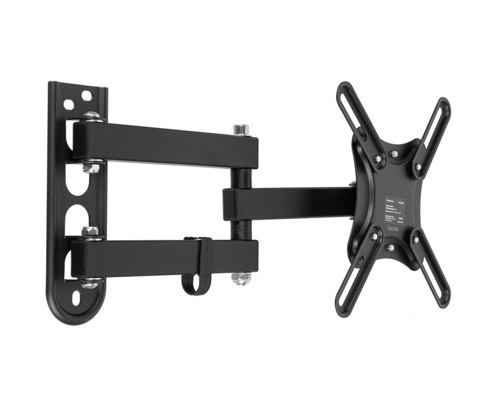 19"-48" Кронштейн Hama R1 118154 черный макс.25кг настенный поворотно-выдвижной и наклон