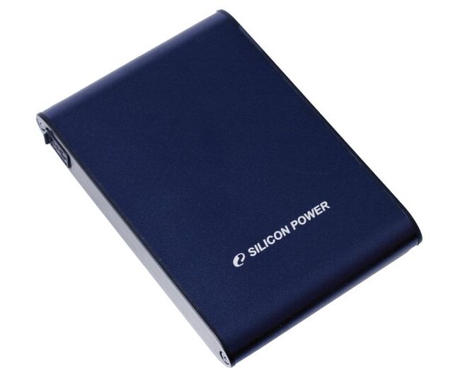 HDD ext 2.5" 1.0 TB USB3.0 Silicon Power Armor A80, алюминий, ударопорчный IPX7, синий (SP010 TBPHDA80 S3 B)