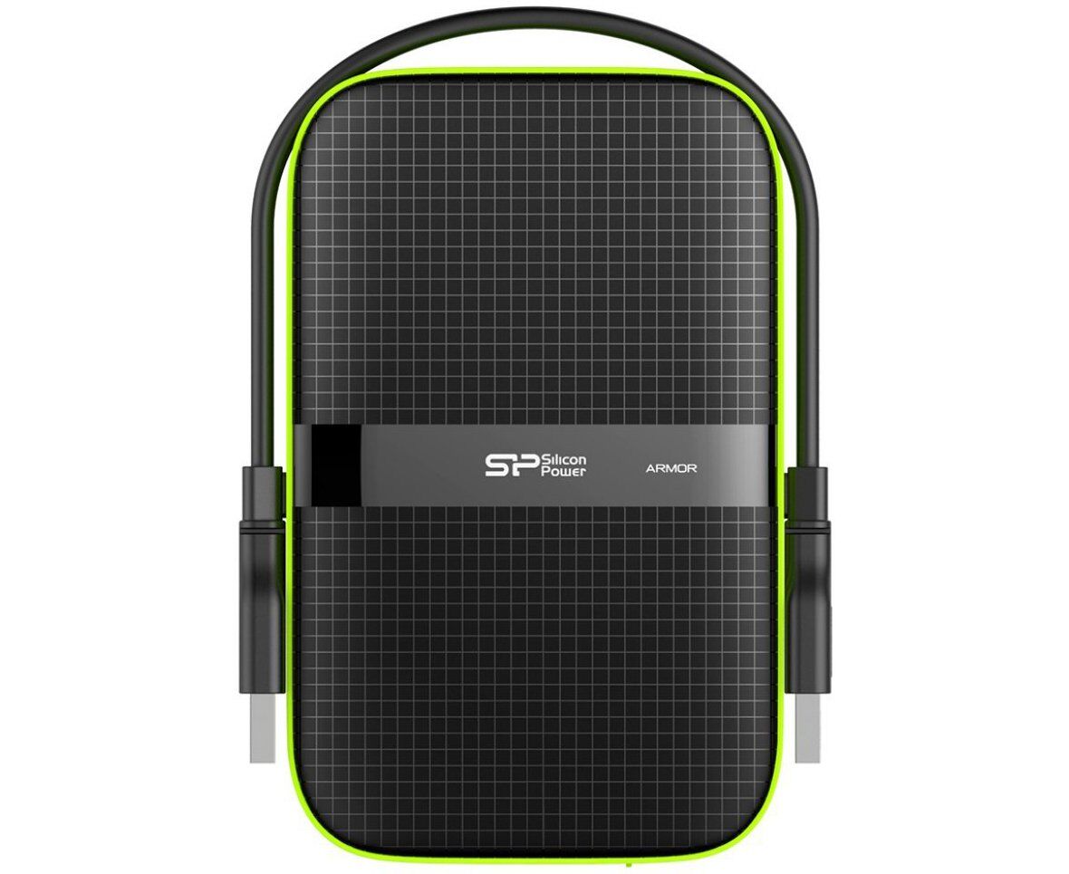 Внешний HDD Silicon Power USB 3.0 1 Tb SP010 TBPHDA60 S3 K A60 SP010 TBPHDA60 S3 K Armor 2.5" черный