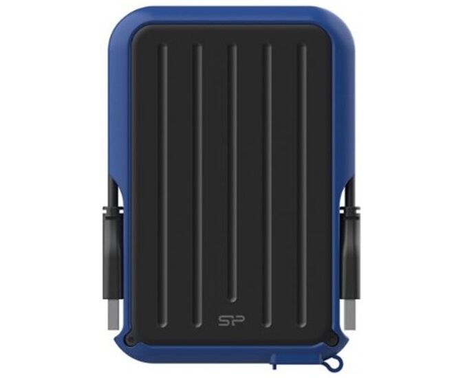 Внешний HDD Silicon Power Armor A66 SP010 TBPHD66 SS3 B 1 TB, 2.5", USB 3.2, Синий