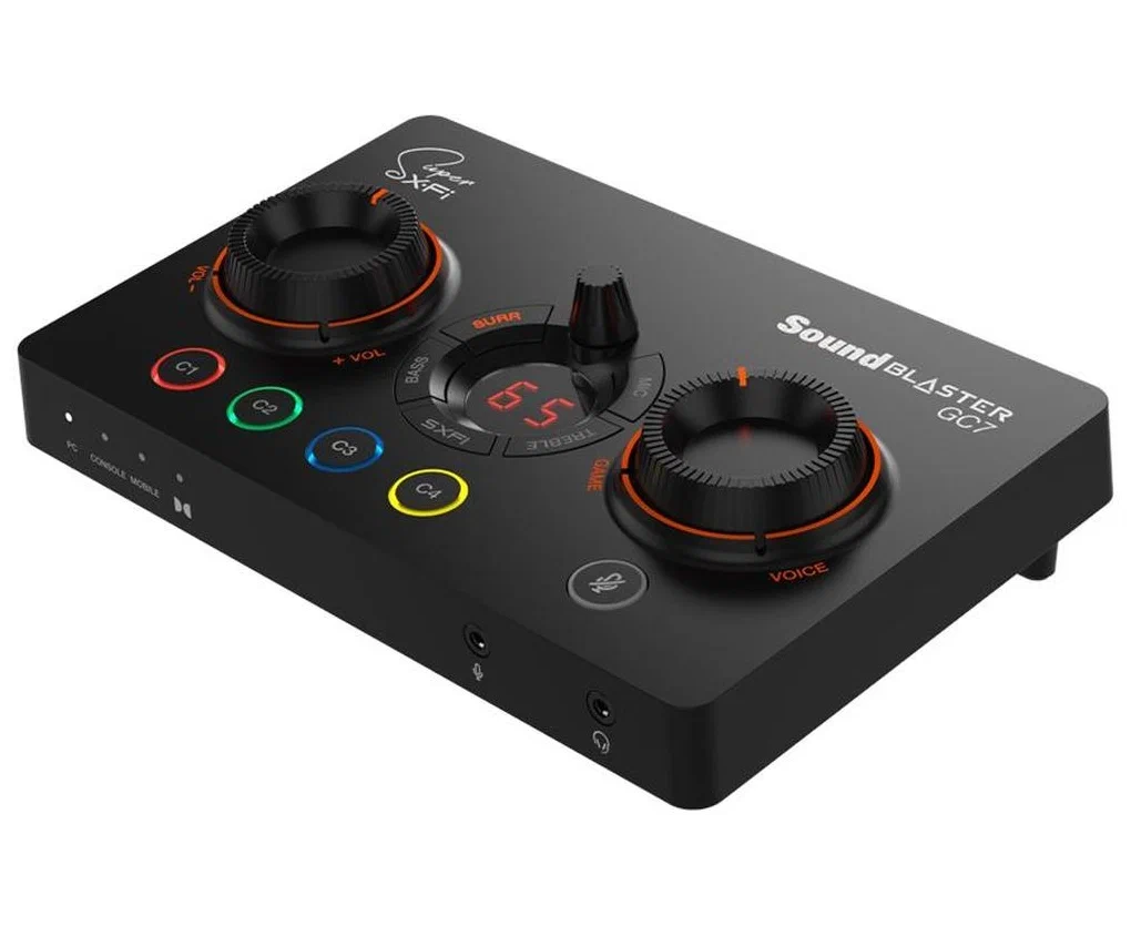 Звуковая карта Creative Sound Blaster X GC7 (70 SB185000000) USB (Super X-Fi Ultra DSP) 7.1 Ret