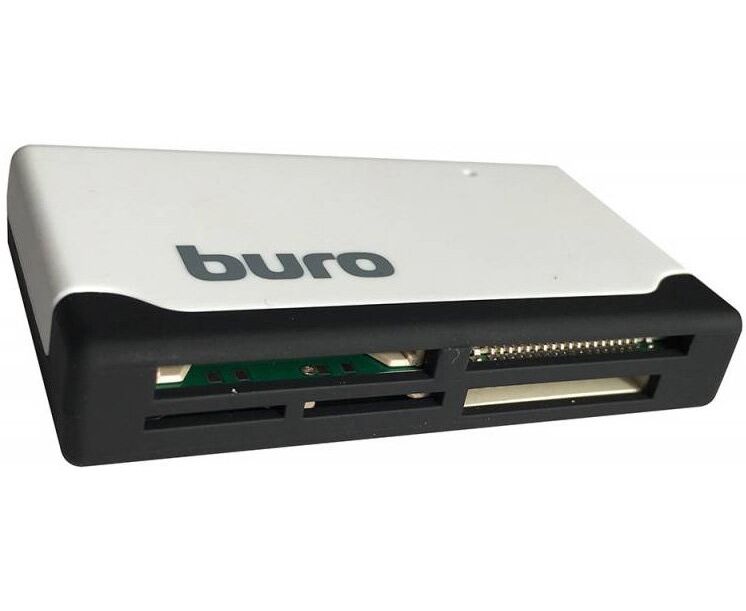 Картридер Buro USB2.0 BU-CR-2102 белый