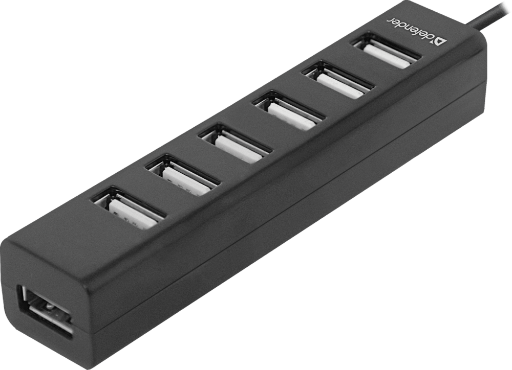 USB-HUB DEFENDER Quadro Swift (83203) USB2 7 Port