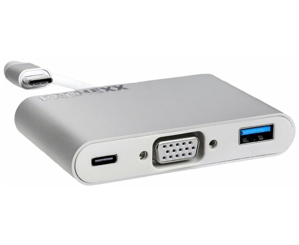 USB-hub PALMEXX PX/HUB-057 серебристый