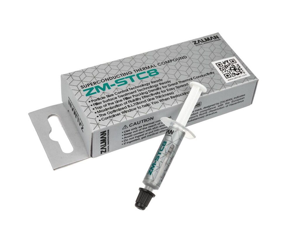 Термопаста ZALMAN ZM-STC8 (1.5g, шприц) RTL