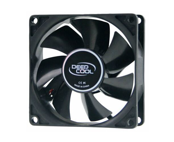 Вентилятор 80 мм Deepcool XFAN 80, 4-pin molex, Ф80x25mm, 1800rpm, 20d BA, 21.8 CFM, HDB (hydro dynamic bearing), 82 гр.