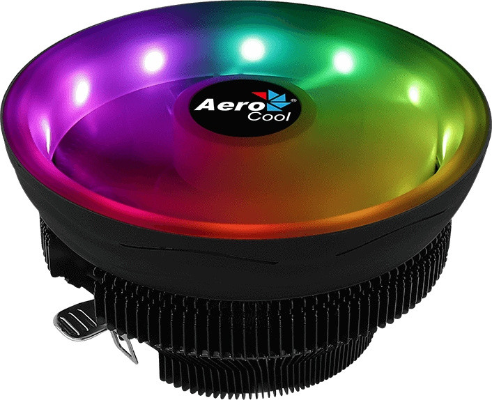 Кулер Aerocool Core Plus Soc-FM2+/AM2+/AM3+/AM4/1150/1151/1155/ 4-pin 15-25d B Al 110 W 305gr LED Ret (ARGB)