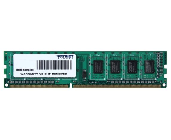 RAM DDR3-1333 4 GB PC3-10600 Patriot, CL9, retail (PSD34 G133381)