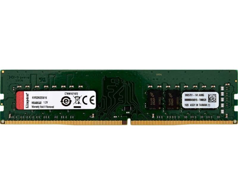 RAM Kingston KVR32 N22 D8/32, DDR 4 DIMM 32 Gb PC25600, 3200 Mhz, CL22 retail
