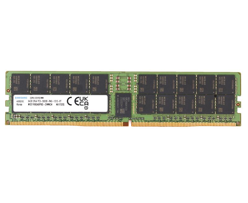 ОЗУ Samsung M321 R8 GA0 PB0-CWM DDR5 64 GB 5600 M Hz OEM PC5-44800 CL40 DIMM ECC 288-pin 1.1 В dual rank OEM