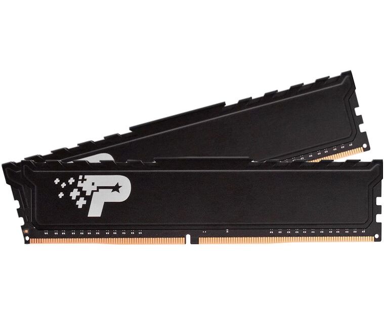 ОЗУ PATRIOT Signature PSP464 G3200 KH1 DDR 4 DIMM 64 Gb (32 Gbx2) PC25600, 3200 Mhz, (retail)