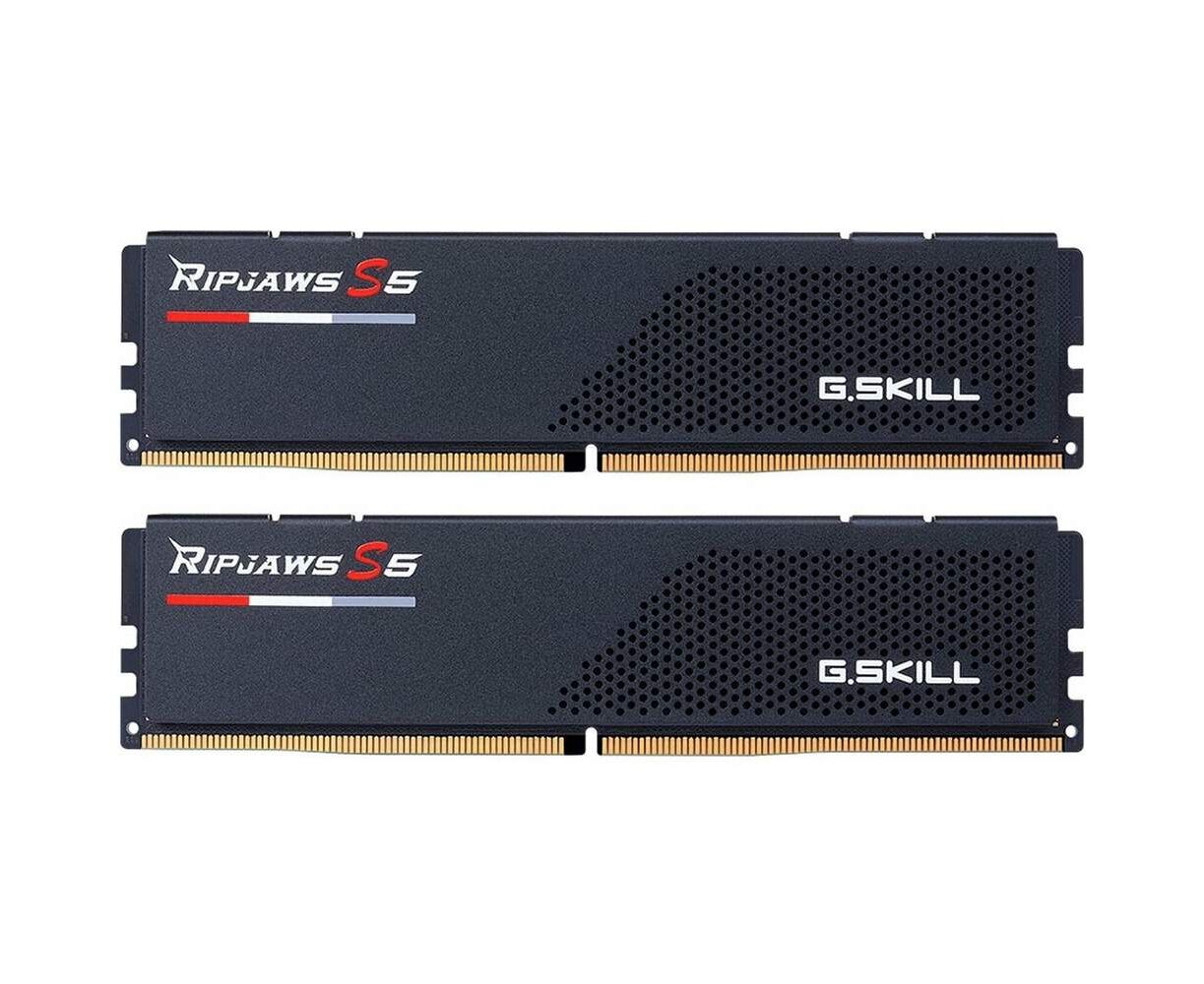 ОЗУ G.SKILL Ripjaws S5 (F5-6800 J3445 G16 GX2-RS5 K) 32 GB (2x16 GB) DDR5 6800 M Hz CL34 (34-45-45-108) 1.4 V / Black