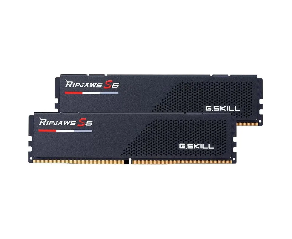 ОЗУ G.SKILL Ripjaws S5 (F5-6000 J3238 G32 GX2-RS5 K) 64 GB (2x32 GB) DDR5 6000 M Hz CL32 (32-38-38-96) 1.4 V / Black
