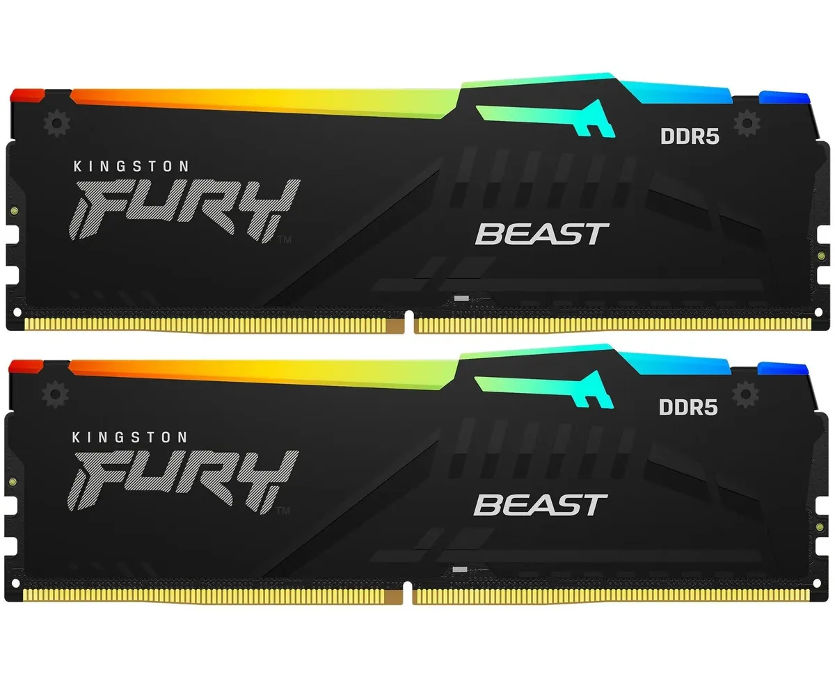 ОЗУ Kingston Fury Beast KF560 C30 BBEAK2-32 DDR5 - 2x 16 ГБ 6000 МГц, DIMM, Ret