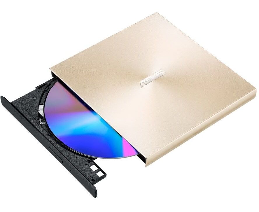 Привод DVD-RW Asus SDRW-08 U9 M-U золотистый USB slim ultra slim M-Disk Mac внешний RTL