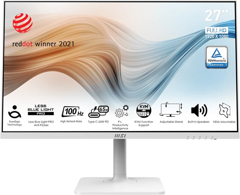 Монитор MSI Modern MD272 XPW (9 S6-3 PB19 H-298) White