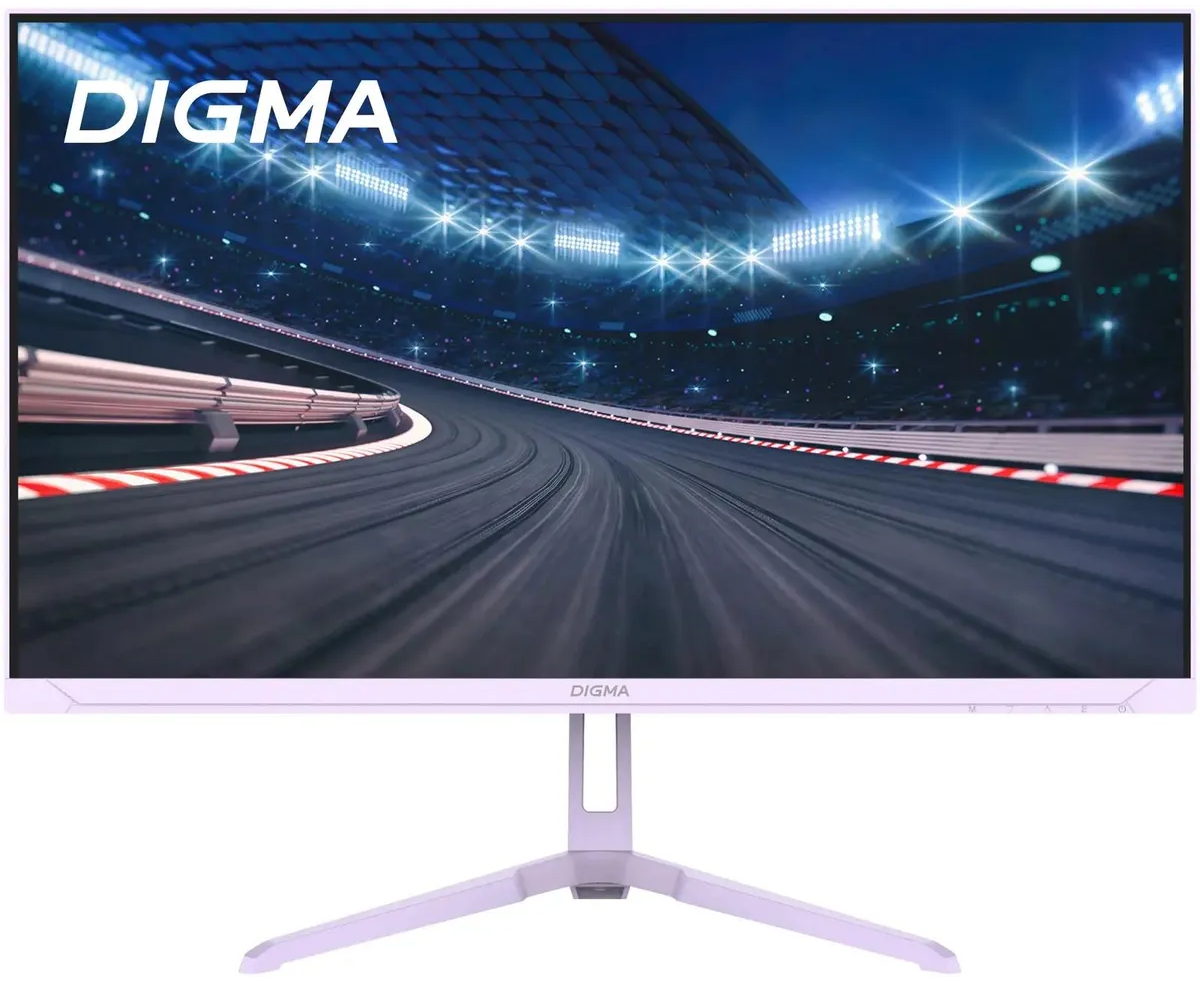 Монитор Digma Overdrive 24 P410 F (DM24 SG03) сиреневый IPS LED 1ms 16:9 HDMI матовая 300cd 178гр/178гр 1920x1080 200 Hz G-Sync Free Sync DP FHD USB 2.8кг