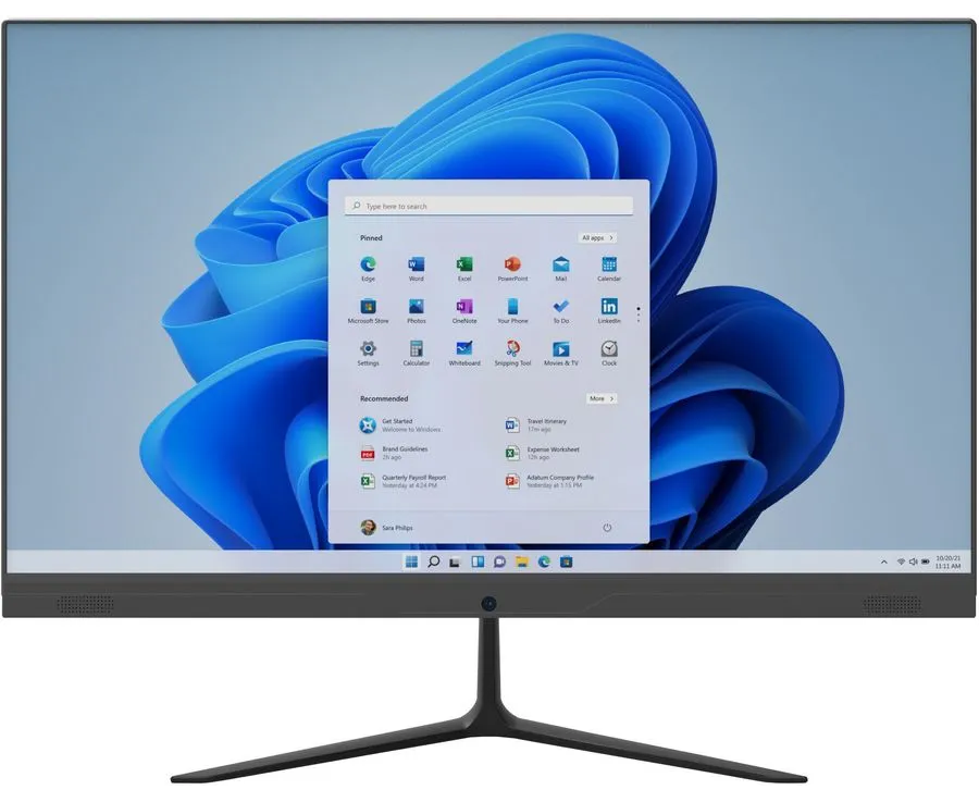 Моноблок IRU P231 (1971905) 23.8" Full HD Cel N4020 (3.6) 8 Gb SSD256 Gb Windows 11 Professional Gbit Eth 120 W черный