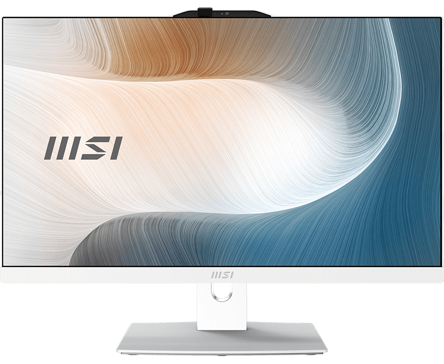 Моноблок MSI Modern AM242 P 1 M-1020 XRU (9 S6-AE0722-1020) 23.8" Full HD Core 7 150 U (1.8) 16 Gb SSD512 Gb Graphics no OS Gbit Eth Wi Fi 120 W клав. мышь белый