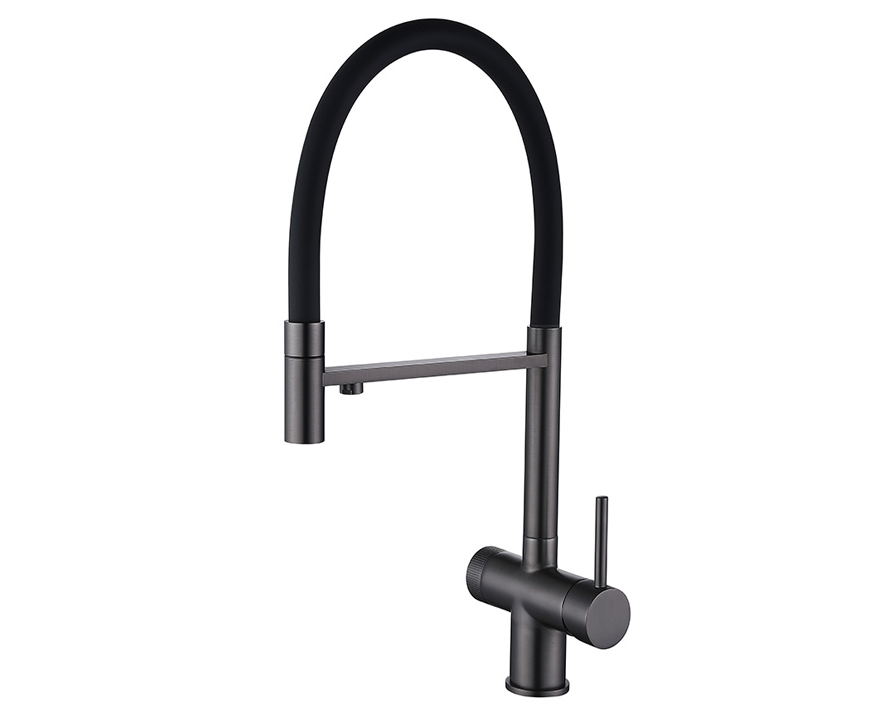 Смеситель Emar ЕС-7024 PVD Dark вороненая сталь