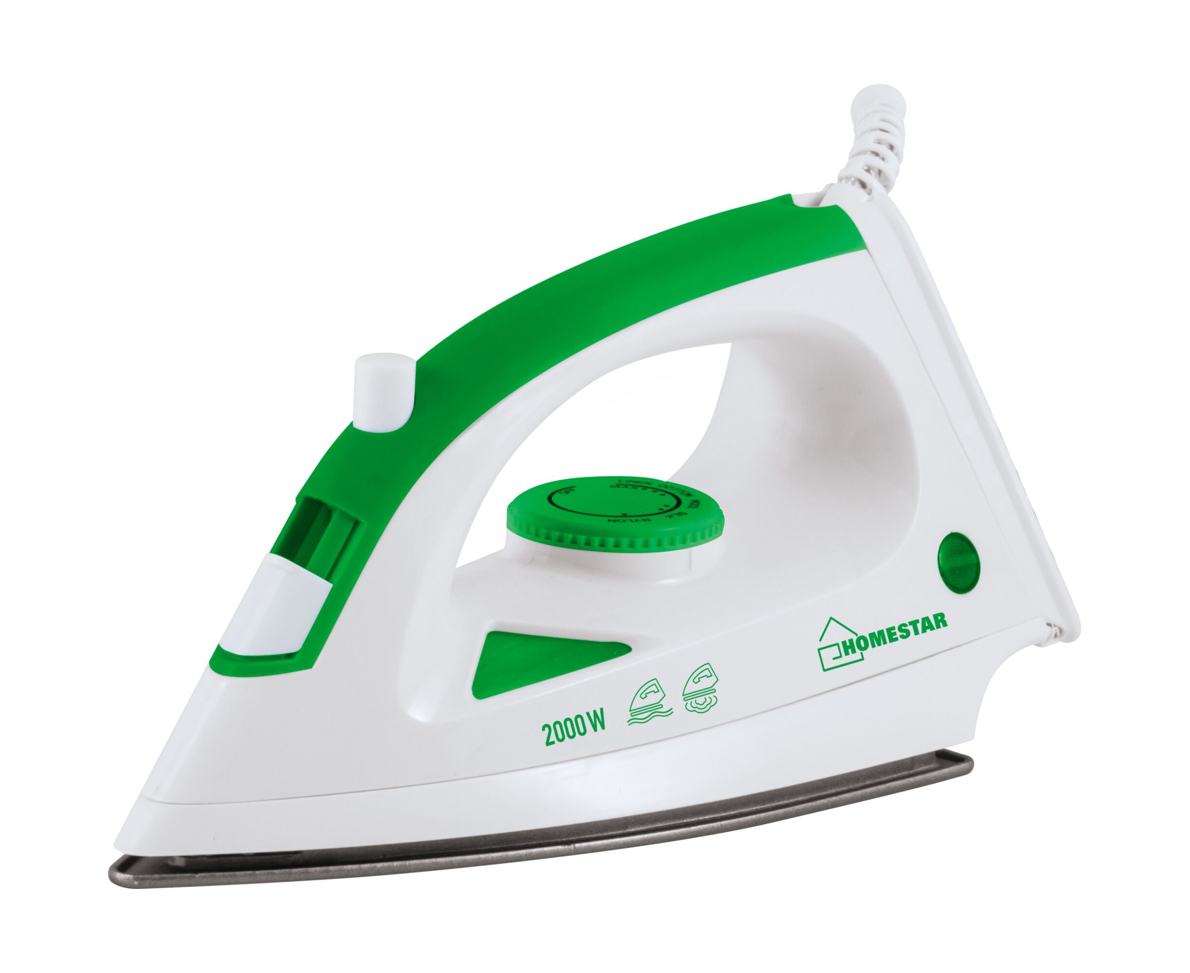 Утюг HOMESTAR HS-4001 бело-зеленый