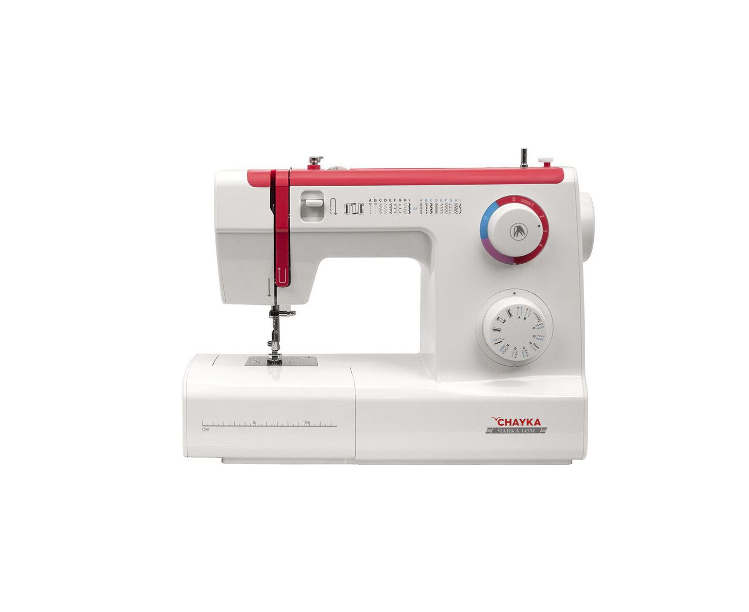 Швейная машина CHAYKA ЧАЙКА 145 М (ЧАЙКА 145 М), электромеханическая, вертикальный челнок, количество операций: 19