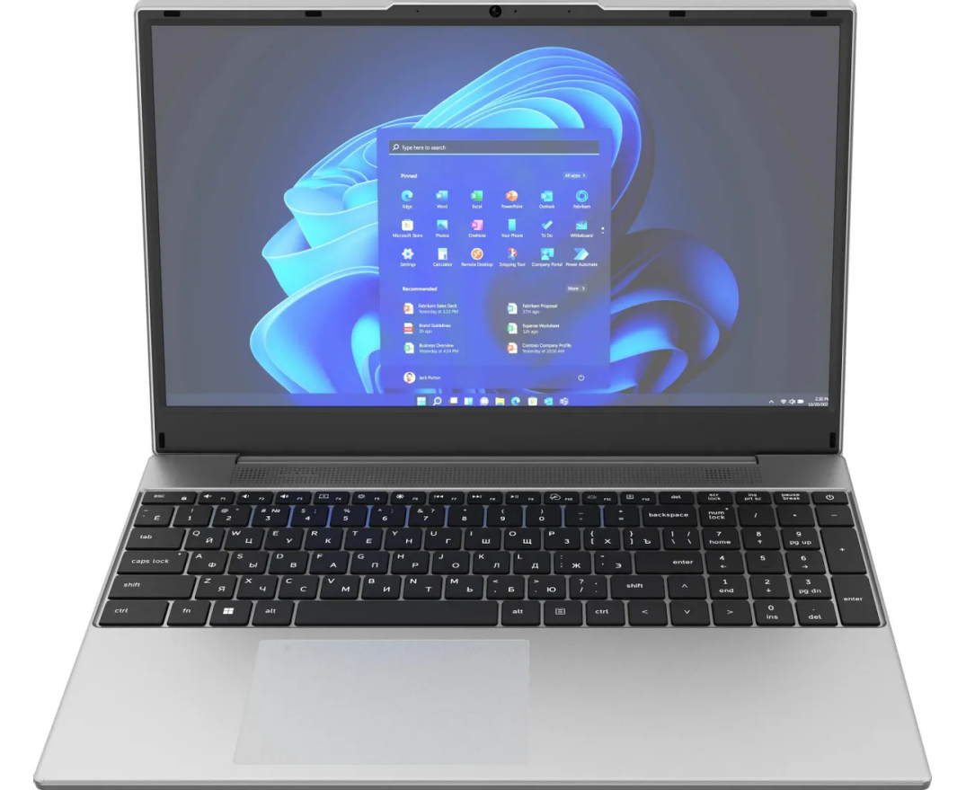 Ноутбук DIGMA PRO Breve (DN15 R7-ADXW01) 15.6", IPS, AMD Ryzen 7 5700 U 1.8 ГГц, 8-ядерный, 16 ГБ DDR4, 512 ГБ SSD, AMD Radeon, Windows 11 Professional