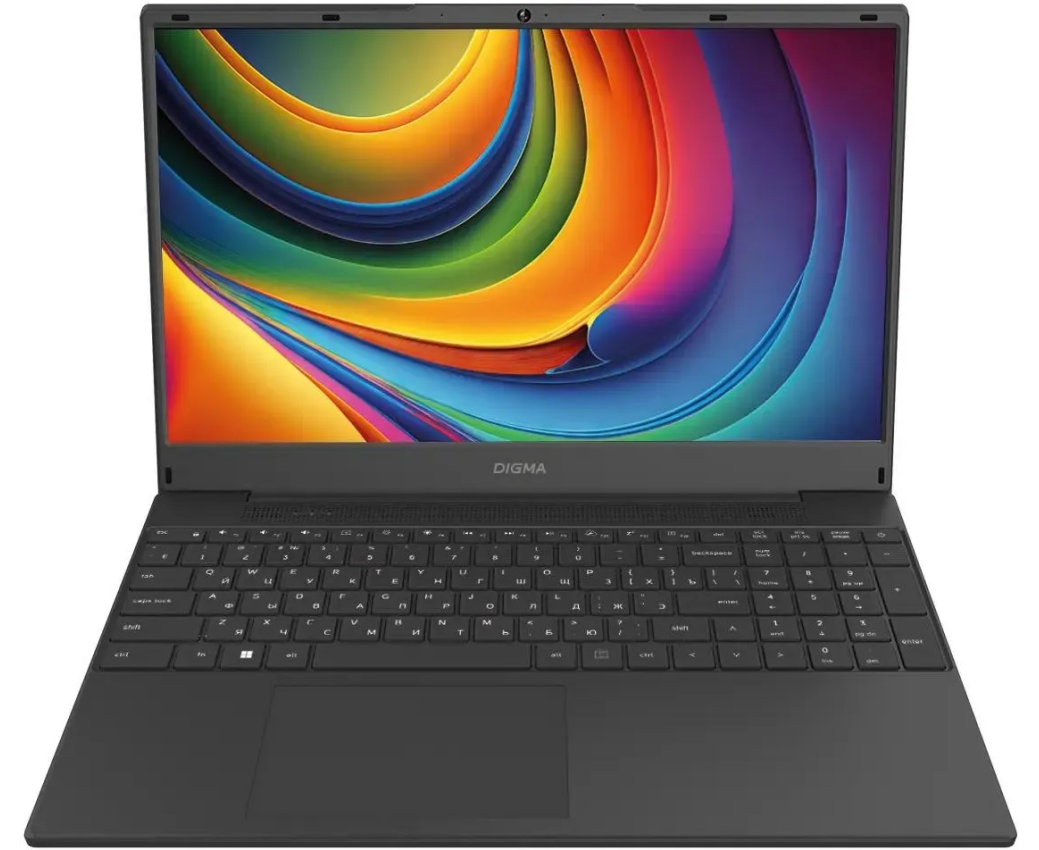 Ноутбук Digma Eve A5820 (DN15 R3-8 CXW02) Ryzen 3 3200 U 8 Gb SSD256 Gb AMD Radeon 15.6" IPS FHD (1920x1080) Windows 11 Professional black