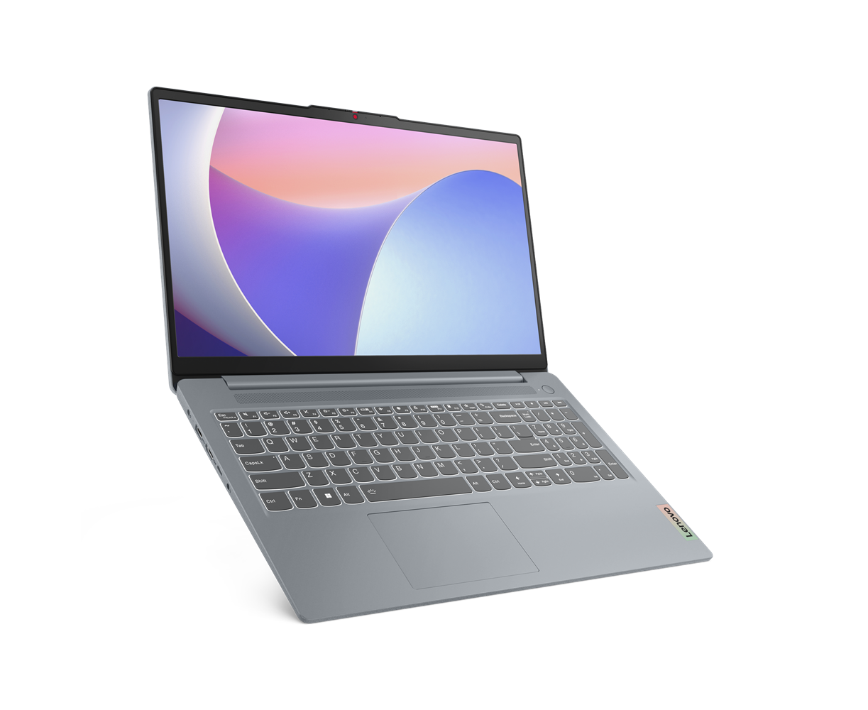 Ноутбук Lenovo Idea Pad Slim 3 15 IRU8 (82 X700 DBUE) 15.6", TN, Core i3 1315 U 1.2 ГГц, 6 ядер, 8 ГБ LPDDR5, 256 ГБ SSD, Intel UHD Graphics, без ОС серый
