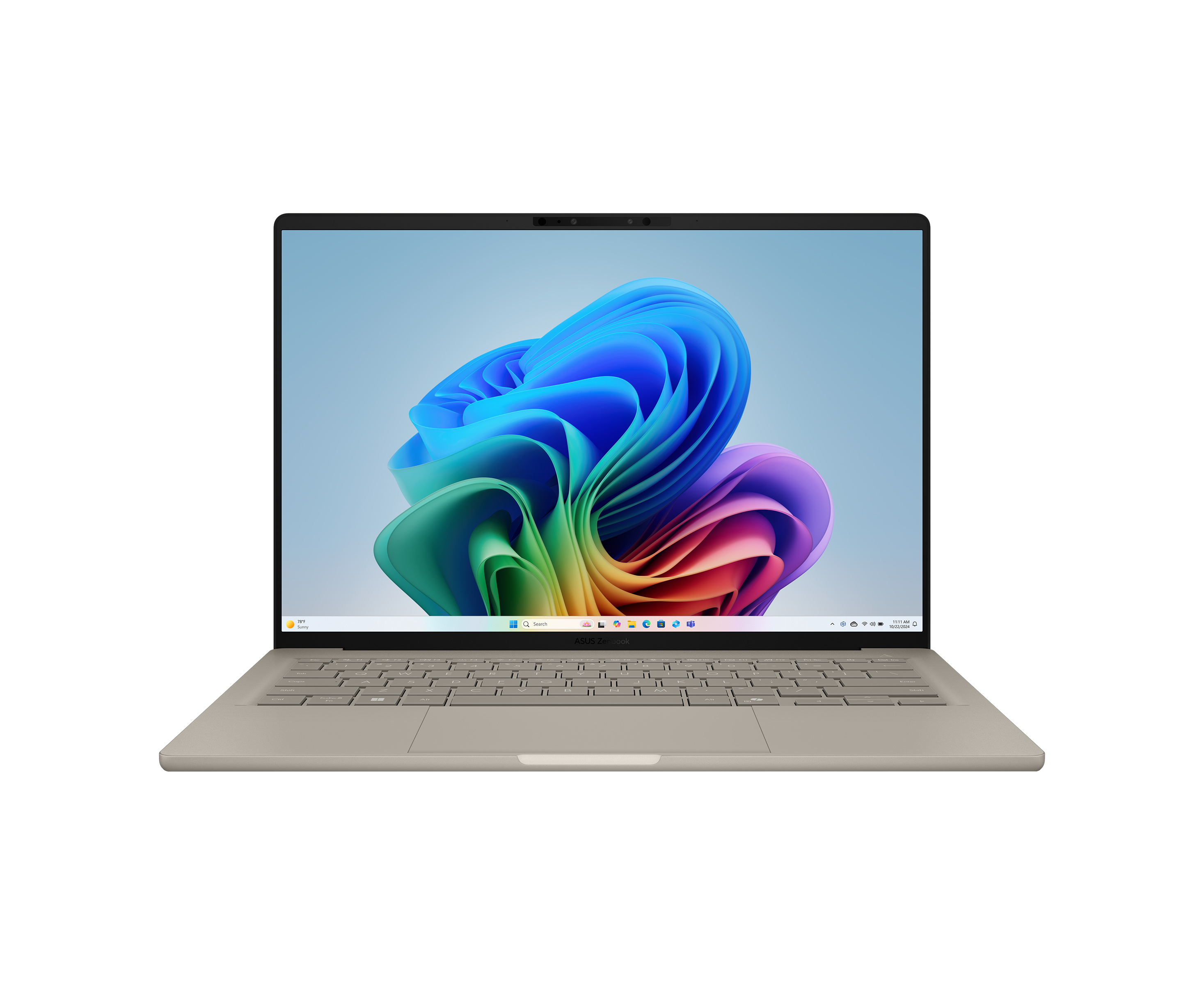 Ноутбук ASUS Zenbook 14 UX3407 QA-QD197 W (90 NB1501-M00850) 14", OLED, Snapdragon X X1-26-100 2.97 ГГц, 8 ядер, 16 ГБ 512 ГБ SSD, Qualcomm Adreno, W11 H