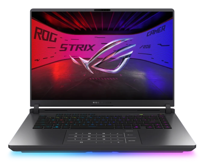 Ноутбук ASUS Rog Strix G16 G615 LR-S5162 (90 NR0 LR1-M00670) 16"(2560x1600 (матовый, 240 Hz) IPS)/Core Ultra 7 255 HX(2.4 Ghz)/16384 Mb/1024 PCISSD Gb/no DVD
