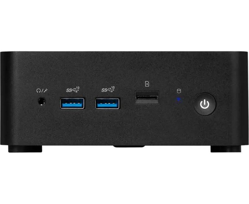 Неттоп MSI Cubi NUC 1 M-045 XRU (9 S6-B0 B111-219) Intel Core 3 100 U/8 GB/512 GB/Intel UHD/WF6 E/BT5.3/120 W/Air Cooling/DOS/черный