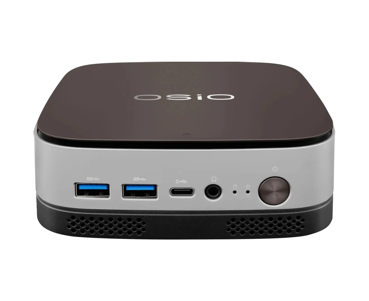 Неттоп OSIO Base Line B51i-017 Intel Core i5 1235 U, DDR4 16 ГБ, 512 ГБ(SSD), Intel Iris Xe, Windows 11 Pro, коричневый и серебристый