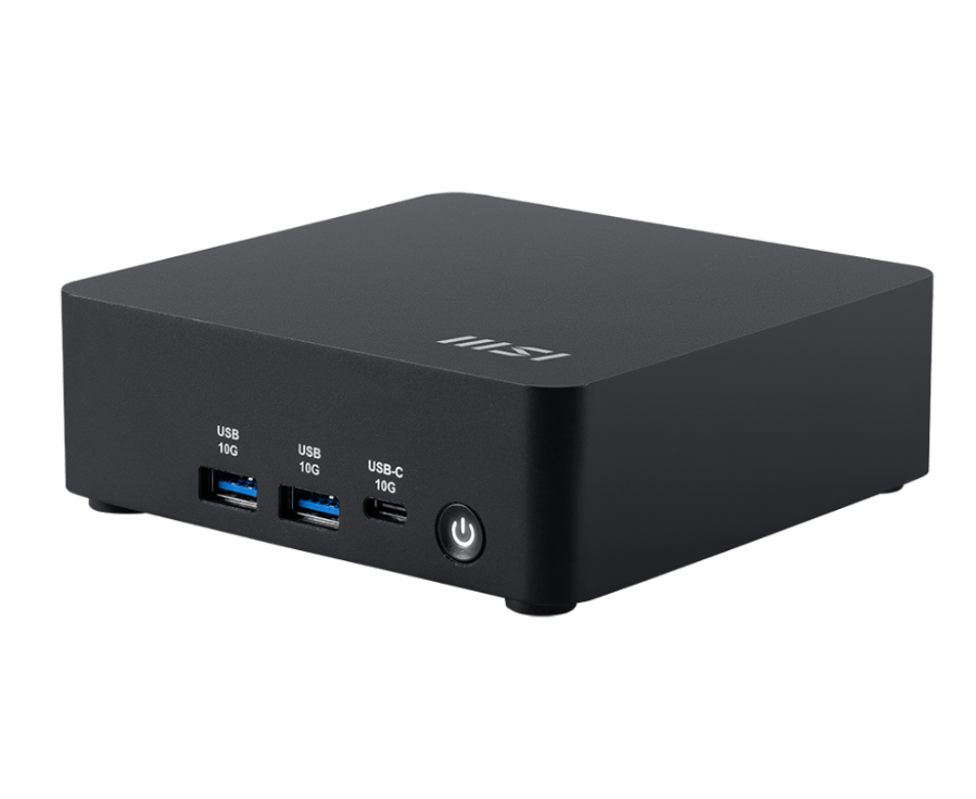 Неттоп MSI Cubi Nuc AI 1 UMG-064 XRU (9 S6-B20911-065) Intel Core Ultra 7 155 H, DDR5 16 ГБ, 1 ТБ(SSD), Intel Graphics, CR, без ОС, черный