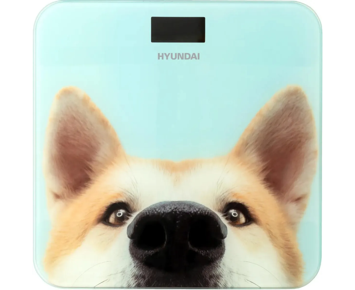 Весы напольные Hyundai H-BS03680 голубой
