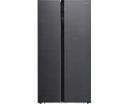 Холодильник Hyundai CS5003 F черный стекло