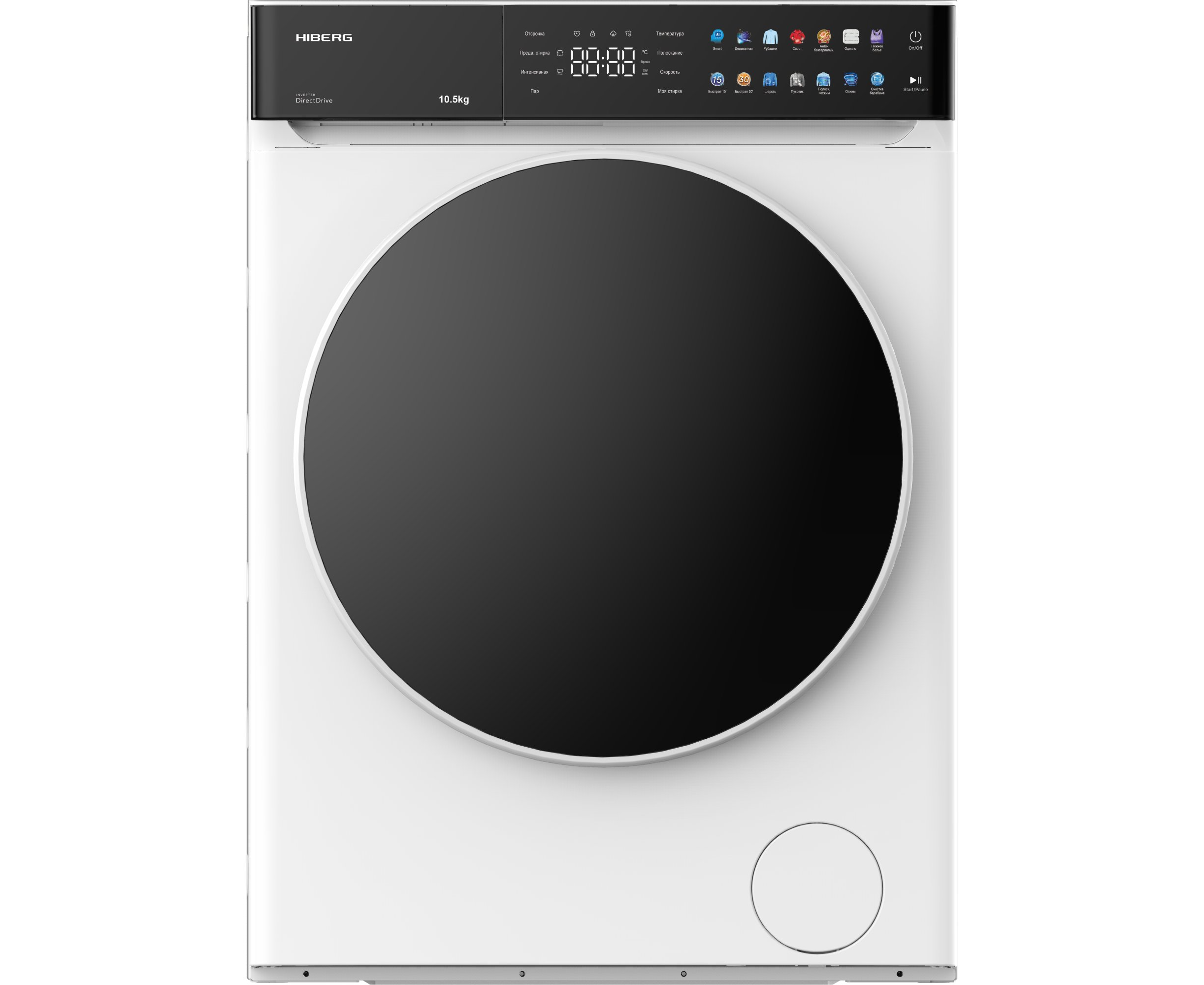 Стиральная машина HIBERG i-DDQ11-1014 W
