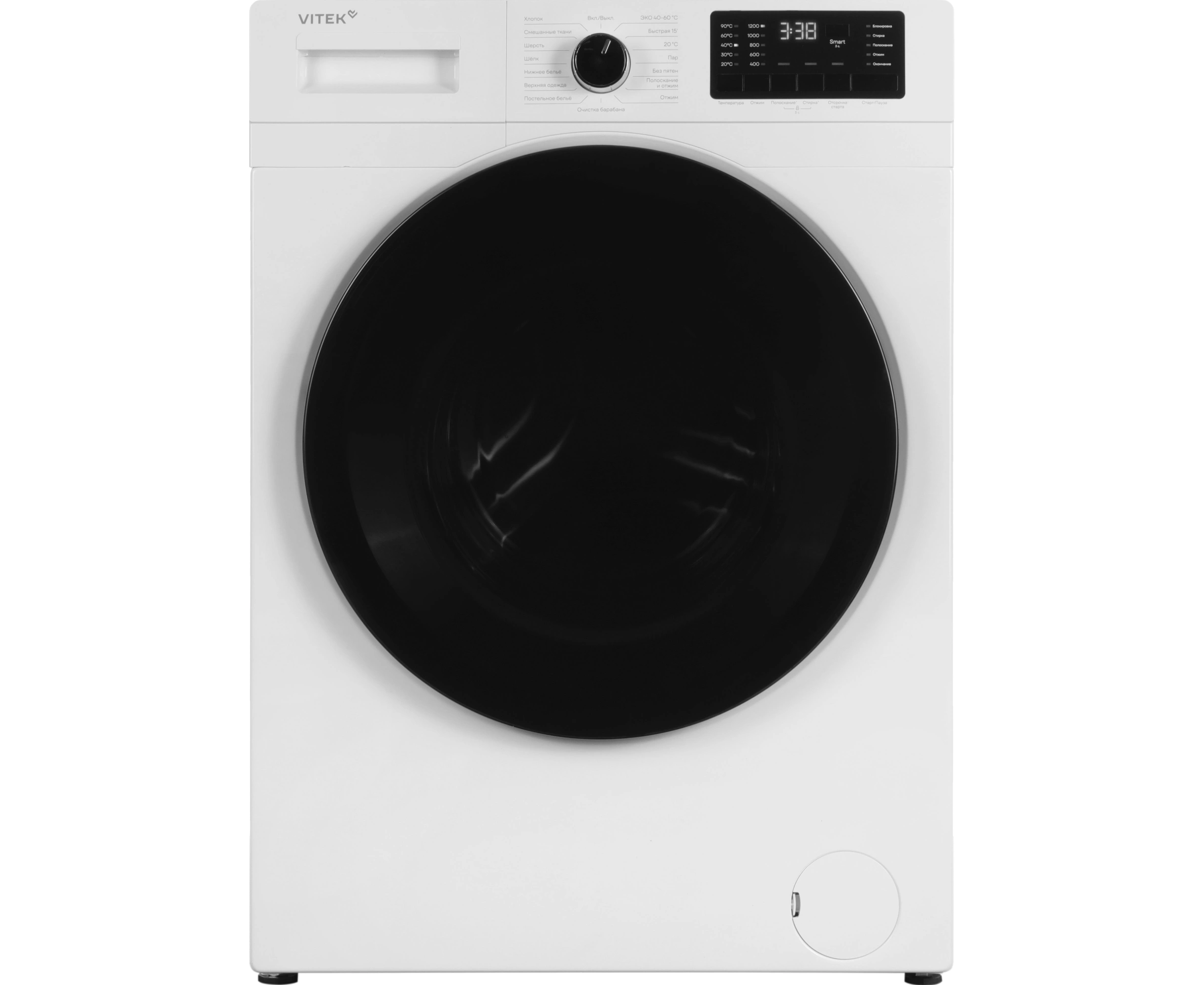 Стиральная машина Vitek VT-WME8201 белый инвертор