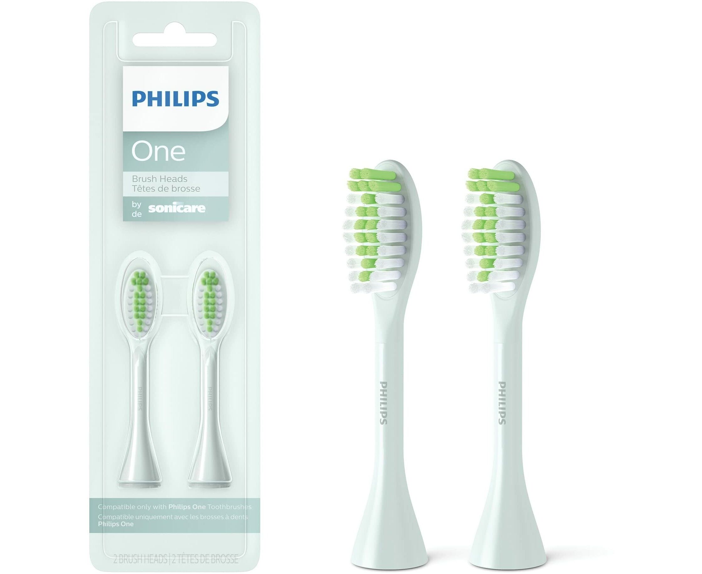 Сменная насадка Philips BH1022/03 Sonicare One 2шт белый
