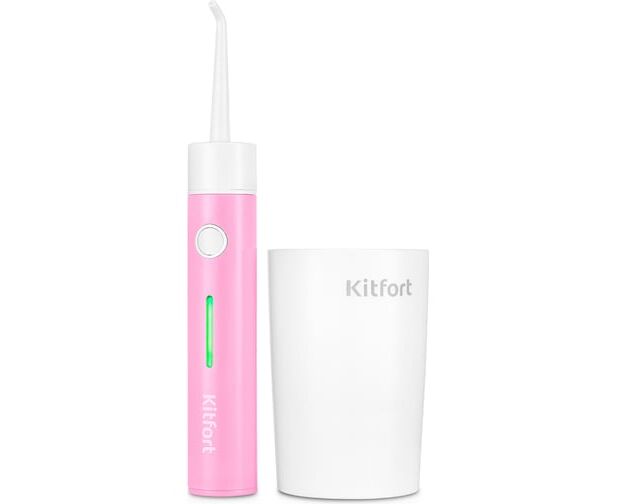 Ирригатор Kit Fort КТ-2957-1 розовый и белый