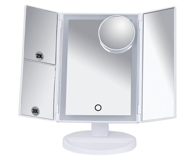 Зеркало настольное BRABIX 609337 белое
