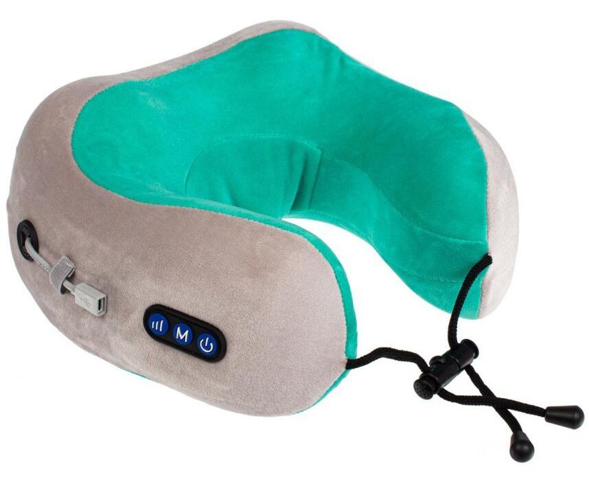 Дорожная подушка-подголовник BRADEX KZ 0558 серо-зелёная
