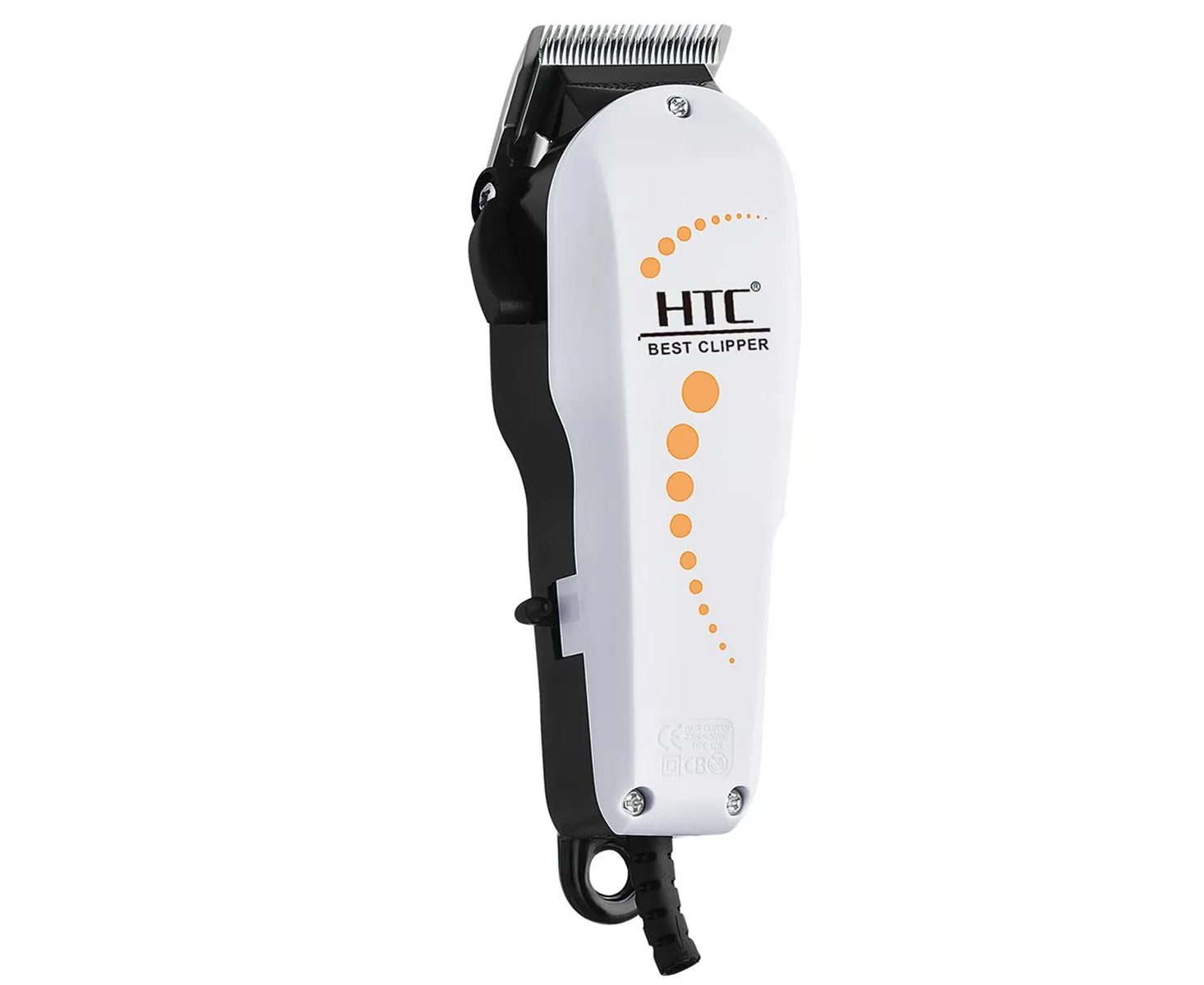 Машинка для стрижки волос HTC CT-7605 (10 Вт, 4 шт, От сети, Белый/Черный)