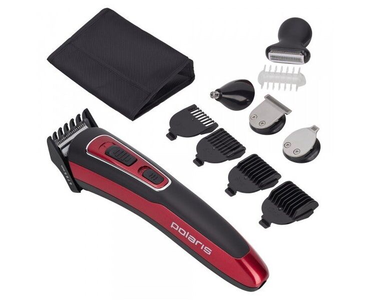 Машинка для стрижки Polaris PHC-3019 RC Retro черно-красный