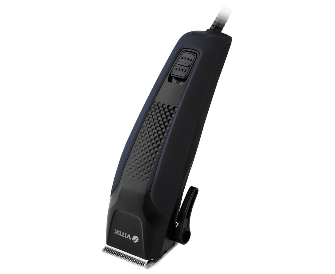 Машинка для стрижки Vitek VT-2580 MC черный/синий