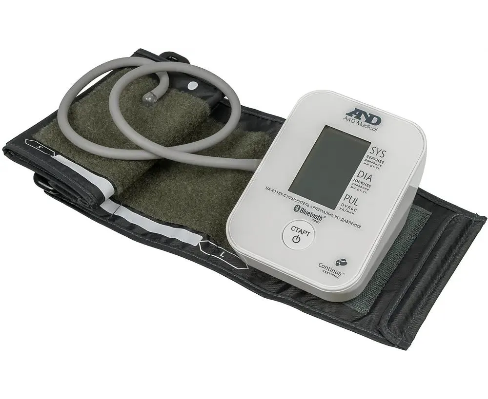 Тонометр автоматический A&D UA-911 BT-C (I02068) (без адаптера питания), 23-37см
