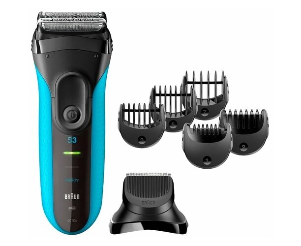 Бритва сетчатая Braun Series 3 3010 BT синий/черный