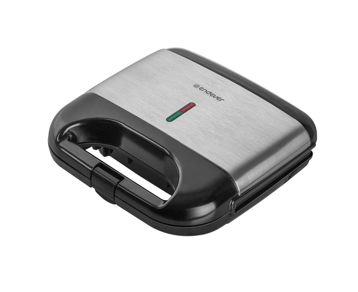 Вафельница Endever Skyline WM-21 черный/стальной (6шт/уп)