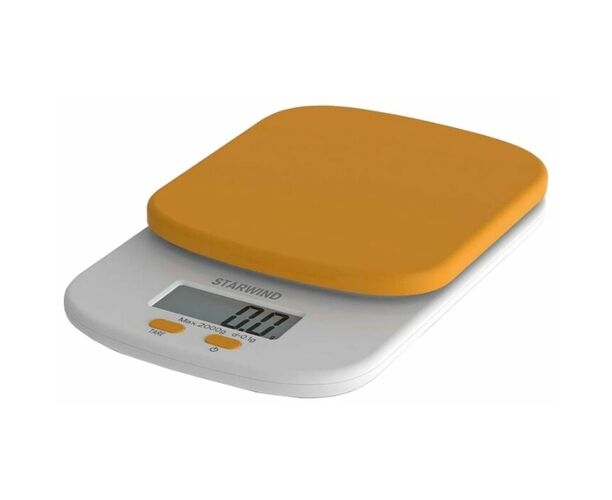 Весы кухонные Starwind SSK2158 оранжевый