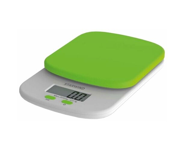 Весы кухонные Starwind SSK2155 зеленый